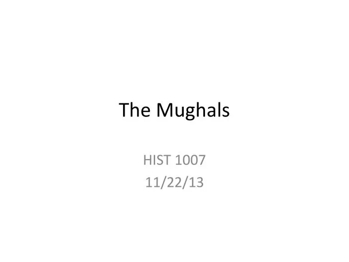 the mughals