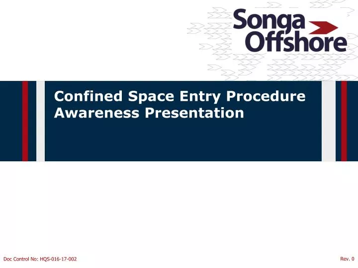 confined space entry procedure awareness presentation