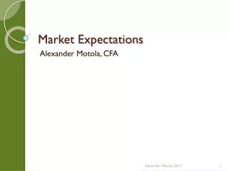 Market Expectations