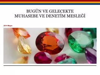 bug n ve gelecekte muhasebe ve denet m mesle
