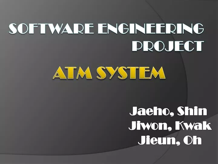 software engineering project