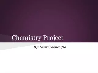 Chemistry Project