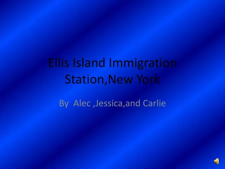 ellis island immigration station new york