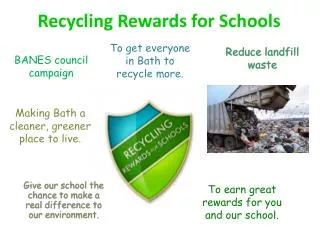Recycling Rewards for Schools