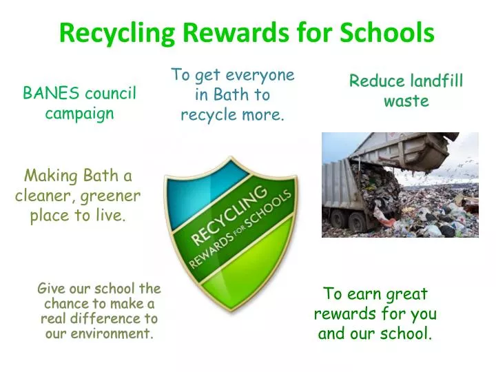 recycling rewards for schools