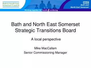 Bath and North East Somerset Strategic Transitions Board