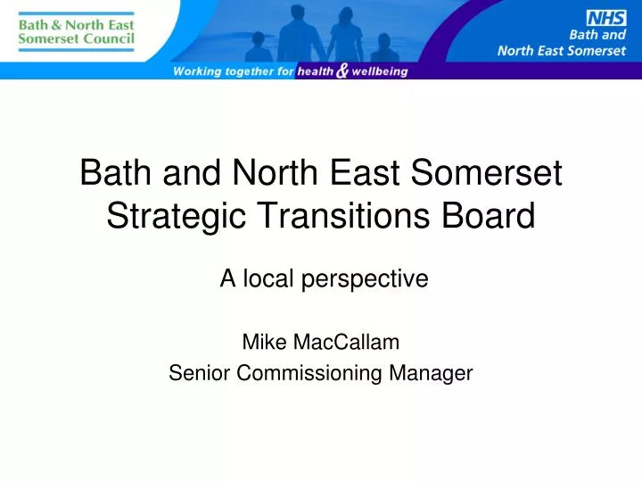 bath and north east somerset strategic transitions board