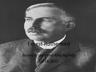 Ernest Rutherford