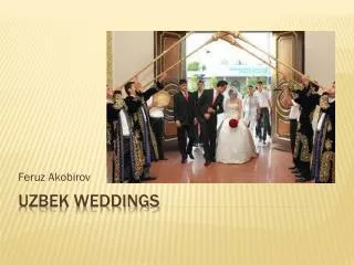 Uzbek Weddings