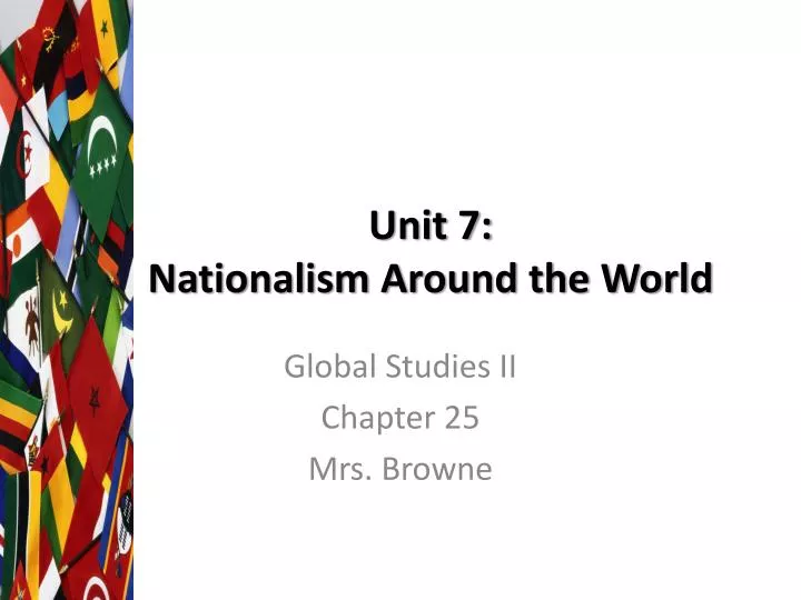 unit 7 nationalism around the world