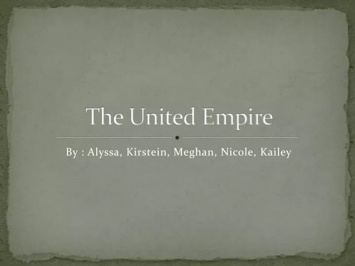 the united empire