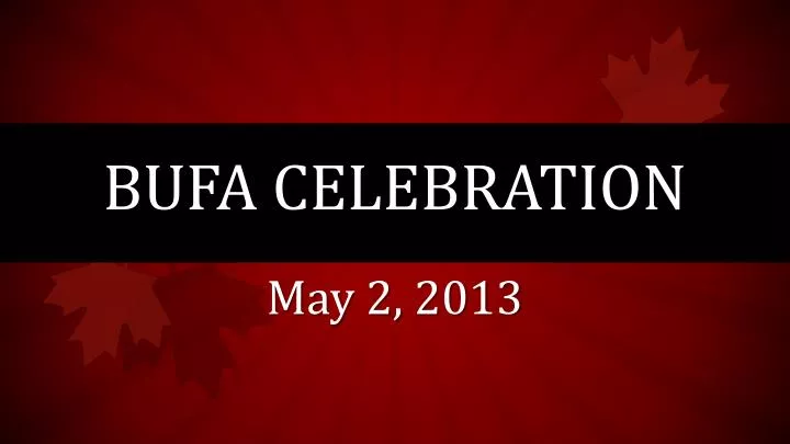 bufa celebration