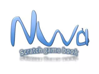 Scratch game book