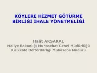 k ylere h zmet g t rme b rl hale y netmel