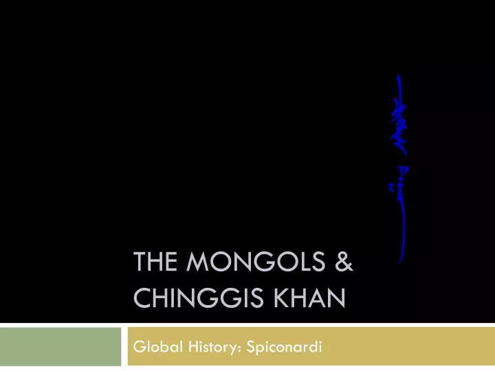 the mongols chinggis khan