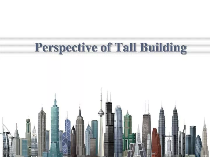 perspective of tall building