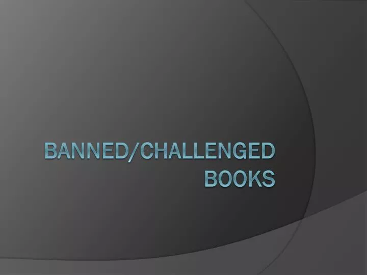 banned challenged books