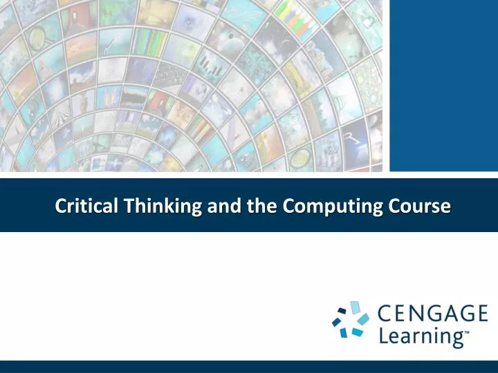 critical thinking and the computing course