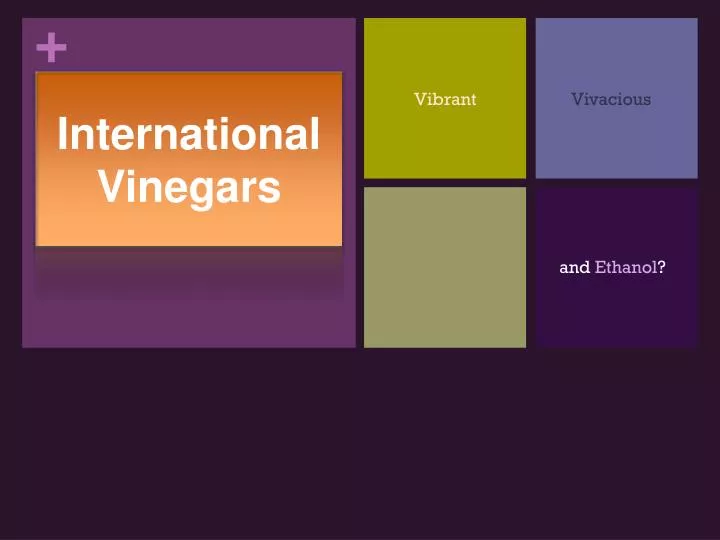 international vinegars