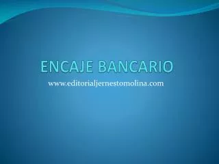 encaje bancario