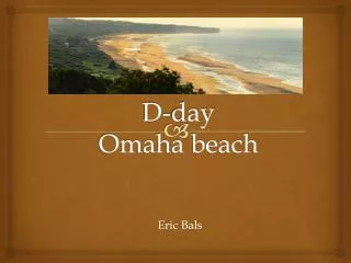 D-day Omaha beach