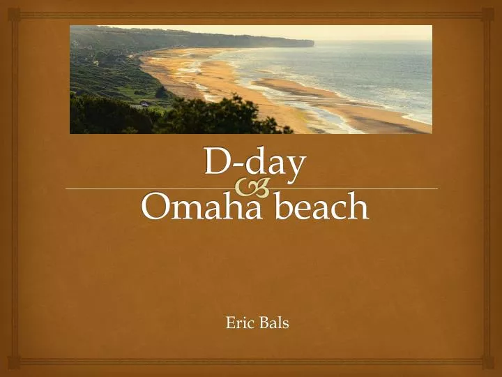 d day omaha beach
