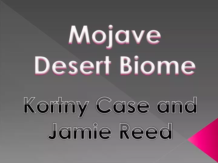 mojave desert biome