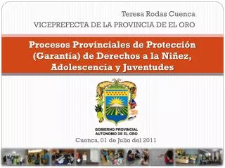 procesos provinciales de protecci n garant a de derechos a la ni ez adolescencia y juventudes