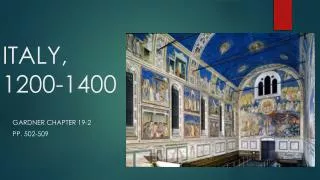 ITALY, 1200-1400