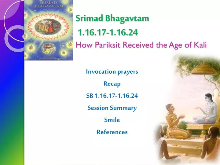 srimad bhagavtam 1 16 17 1 16 24 how pariksit received the age of kali