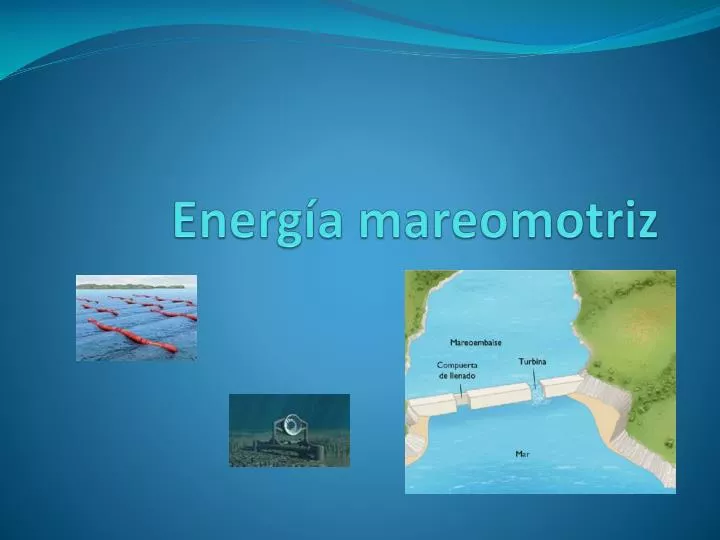 energ a mareomotriz