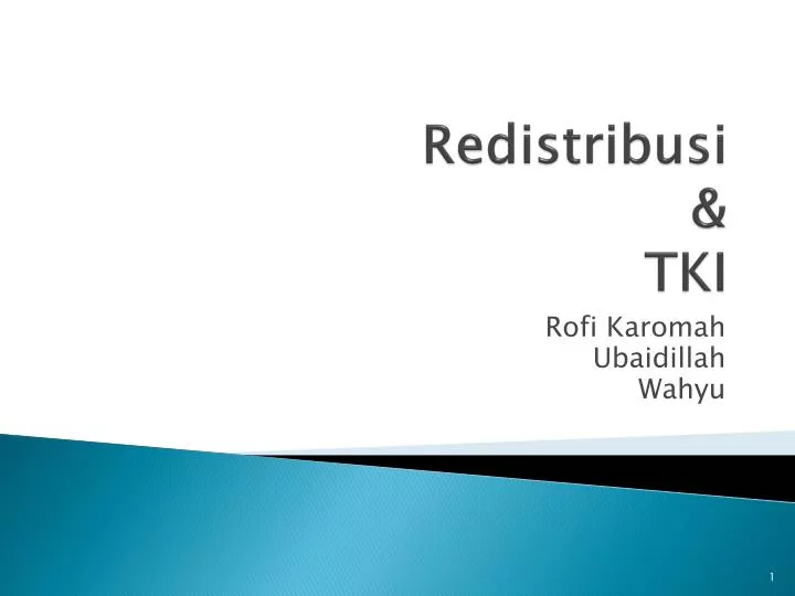 redistribusi tki