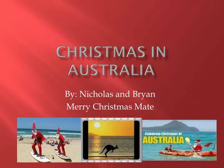 christmas in australia
