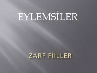 zarf fiiller
