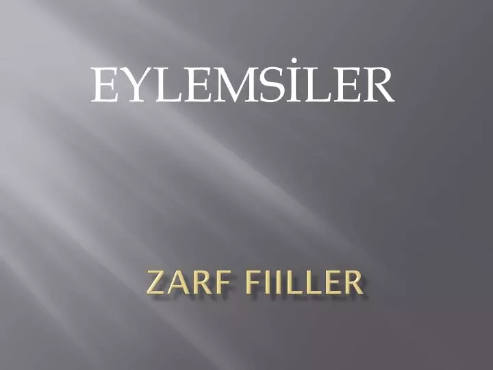 zarf fiiller