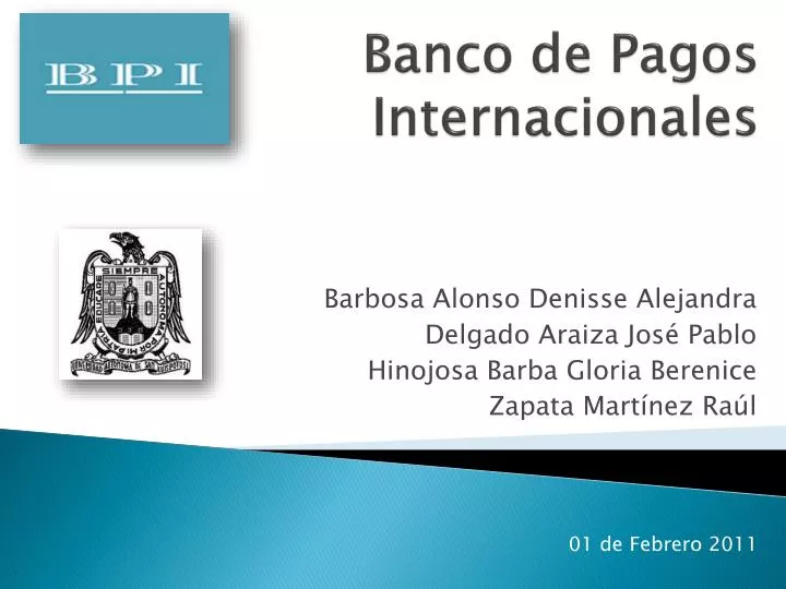 banco de pagos internacionales