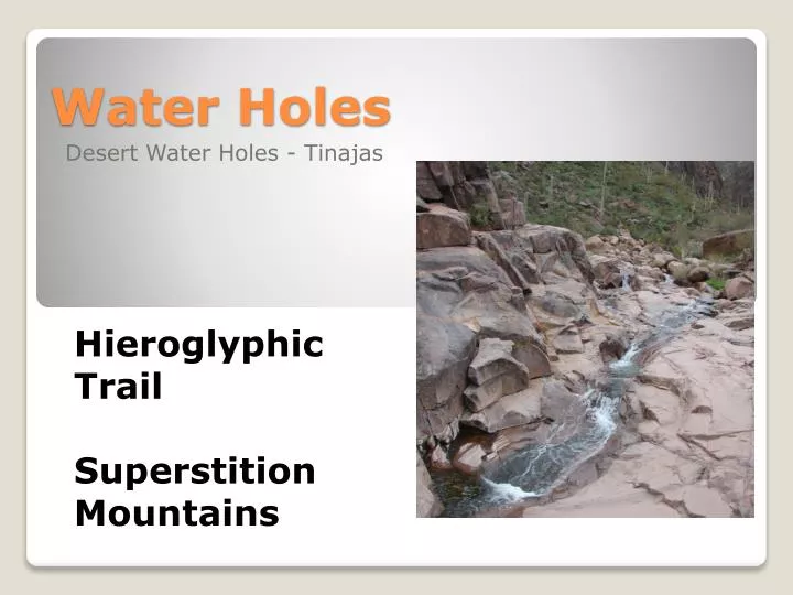 water holes