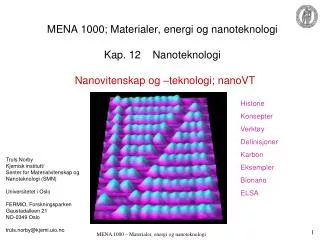 mena 1000 materialer energi og nanoteknologi kap 12 nanoteknologi