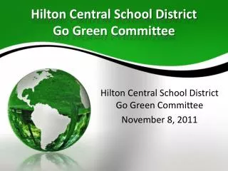 Hilton Central School District Go Green Committee