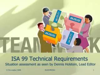 ISA 99 Technical Requirements