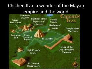 Chichen Itza: a wonder of the Mayan empire and the world