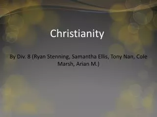 Christianity