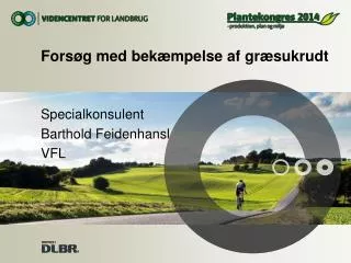 fors g med bek mpelse af gr sukrudt
