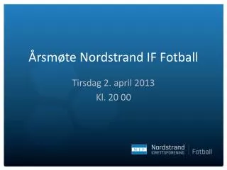 rsm te nordstrand if fotball