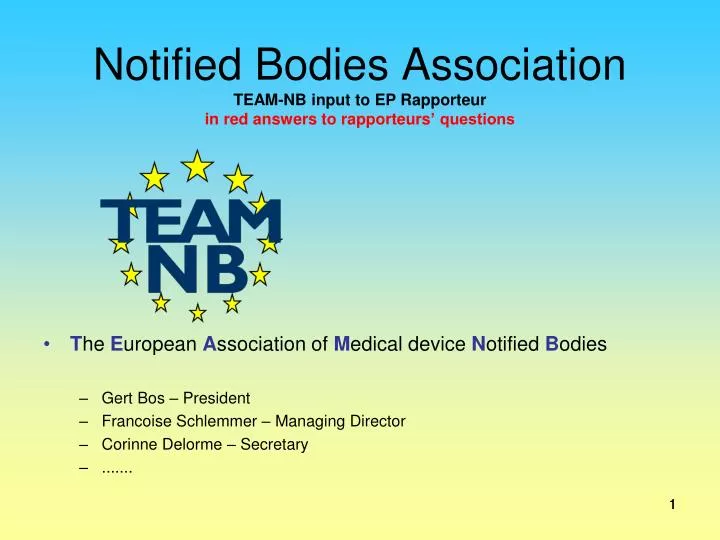 notified bodies association team nb input to ep rapporteur in red answers to rapporteurs questions