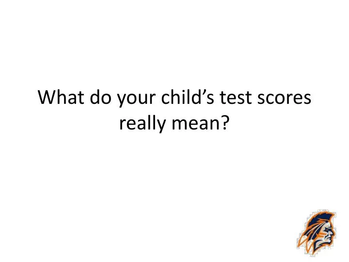 what do your child s test scores really mean