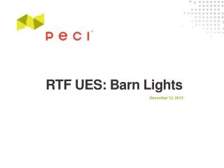 RTF UES: Barn Lights
