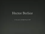 Hector Berlioz - slide 1