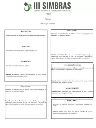 t tulo autores identifica o dos autores
