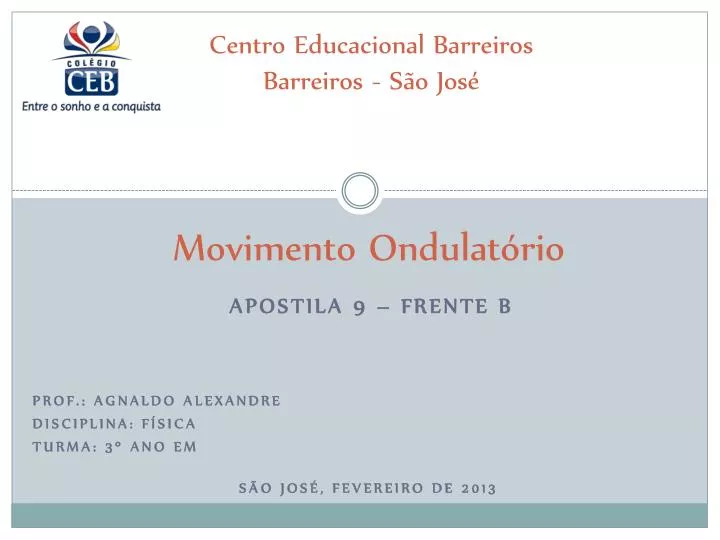 movimento ondulat rio